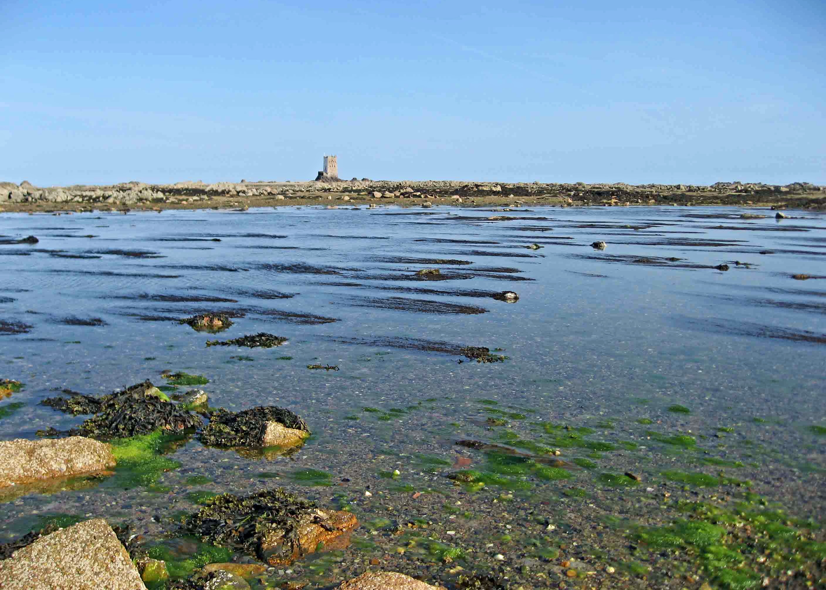Seymour tower as the tide rolls in