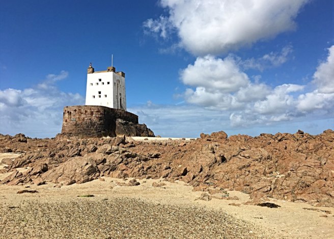 Seymour Tower at low tide