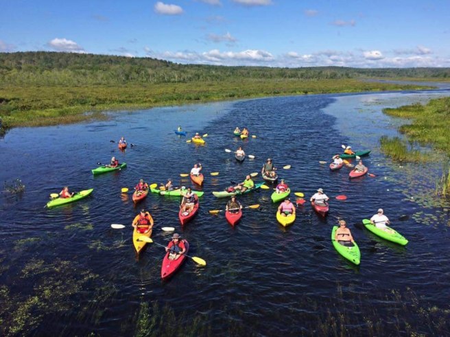 CacheDweeb at a kayak event GC766XY