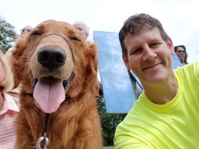 Dog and dog's best friend, CacheDweeb