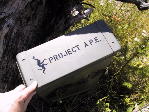 Washington A.P.E. cache container