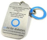 Unite for Diabetes trackable tag