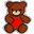 Amore the Teddy Bear Travel Tag