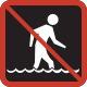 No wading required